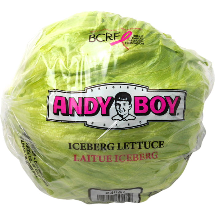 Lettuce Premium Iceberg Jumbo Wrapped, 30 Count