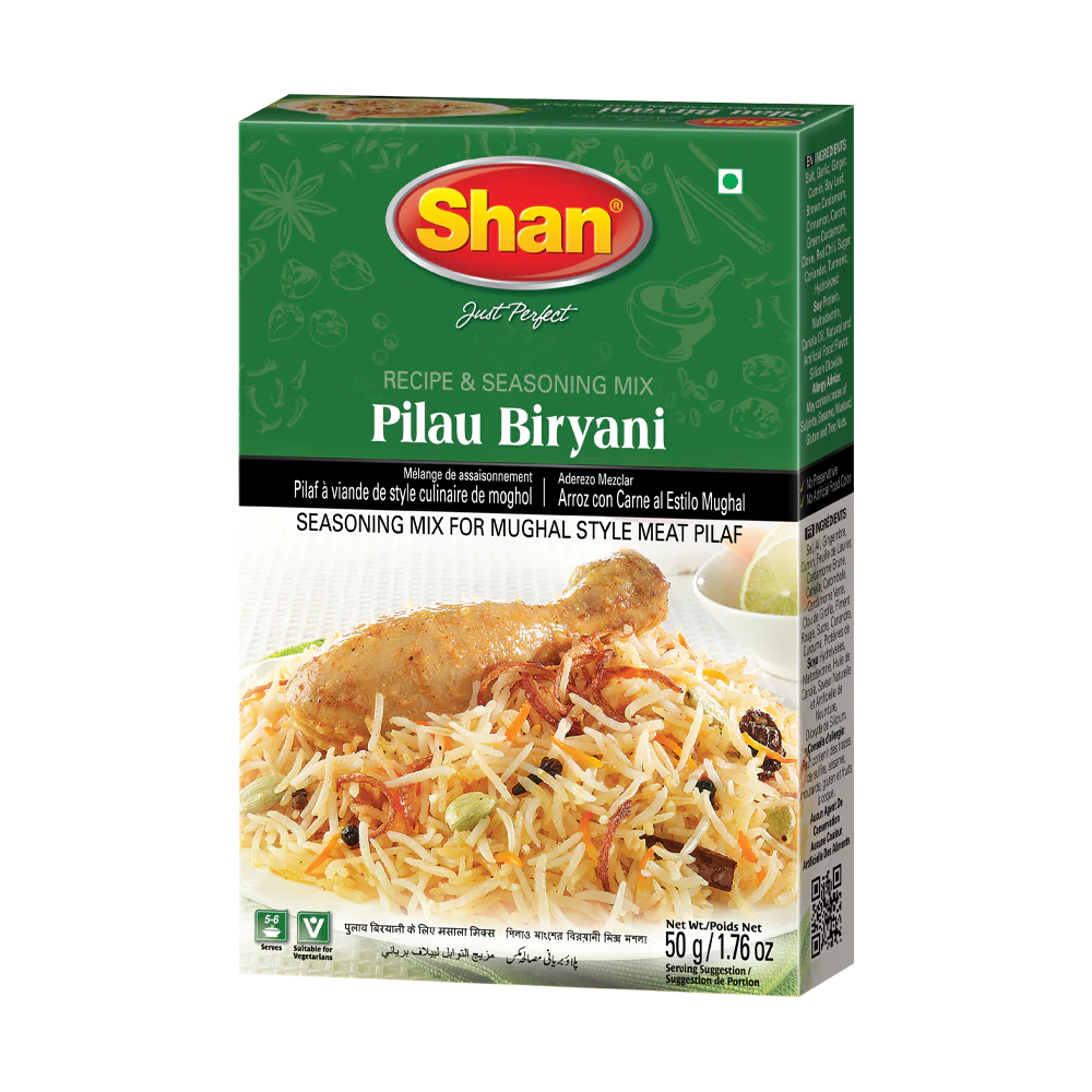 Shan Biryani Pilau Mix 50g, 6 Count