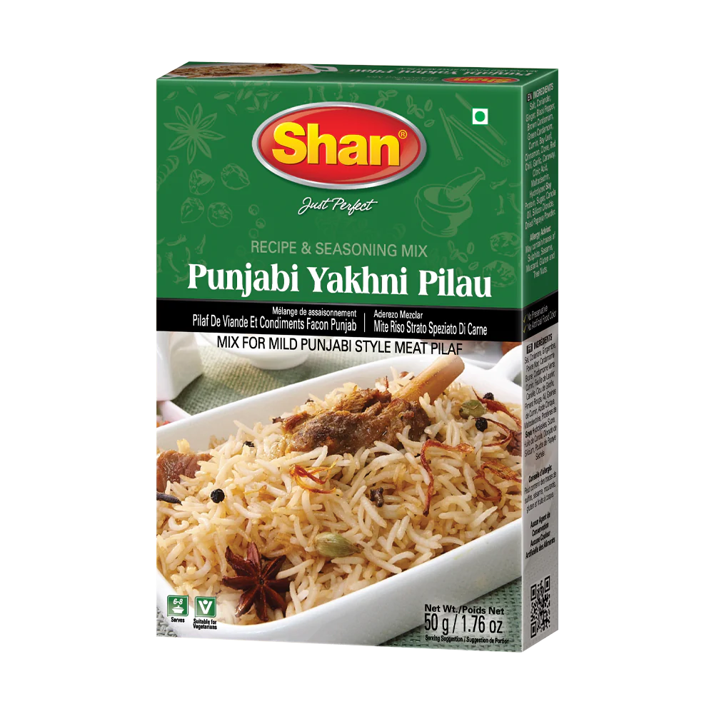Shan Punjabi Yakhni Pilau Mix 50g, 6 Count