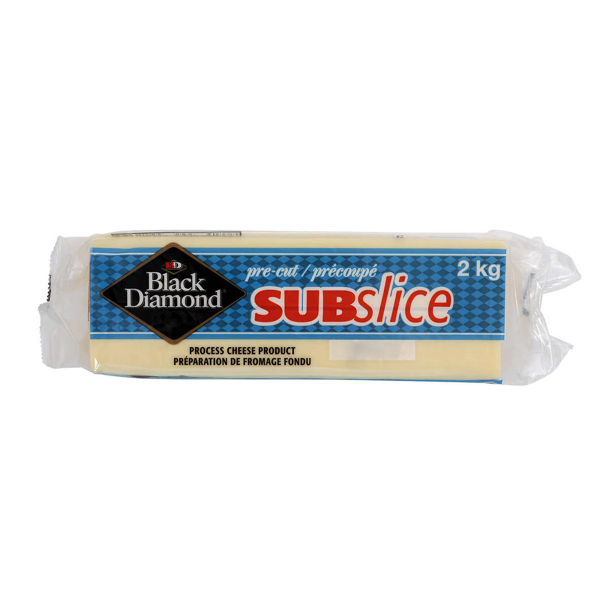 Black Diamond Sub-Slice Process Cheese, 2kg