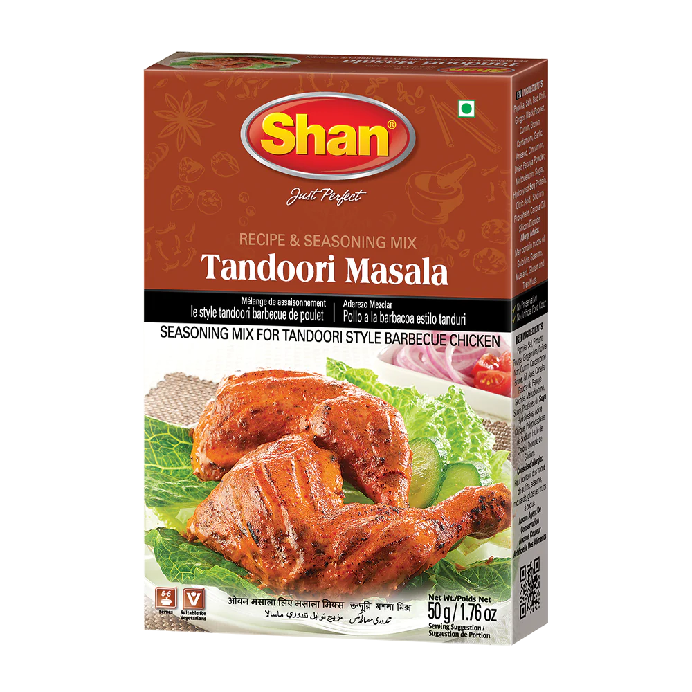 Shan Tandoori BBQ Masala Mix 50g, 6 Count