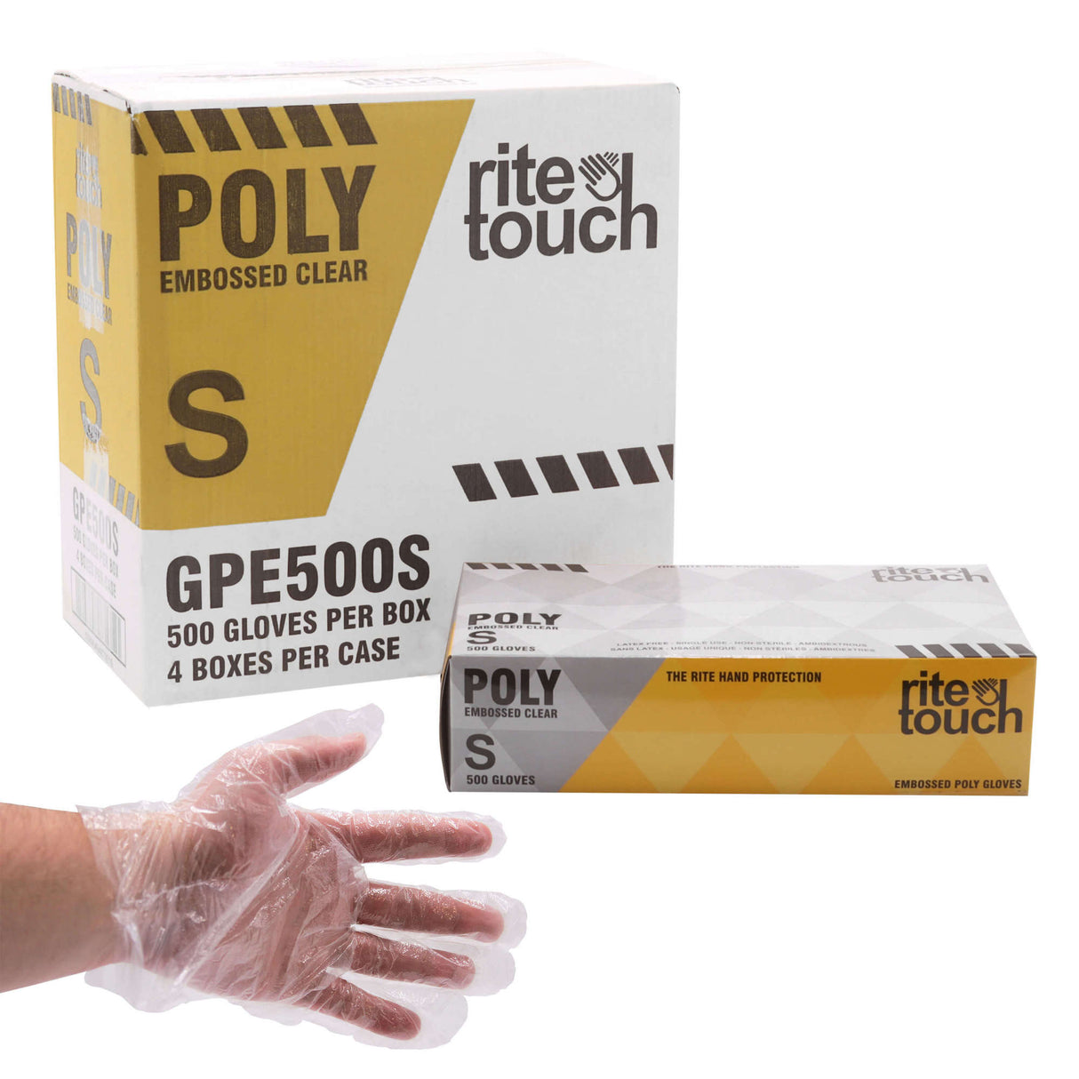 RiteTouch Poly Gloves Small 500pc