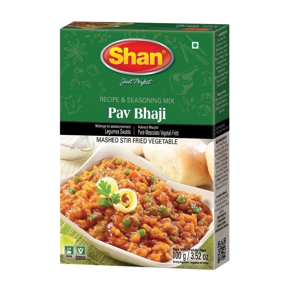 Shan Pav Bhaji Mix 100g, 6 Count