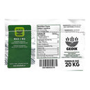 Gedik Rice Parboiled Long Grain, 20kg