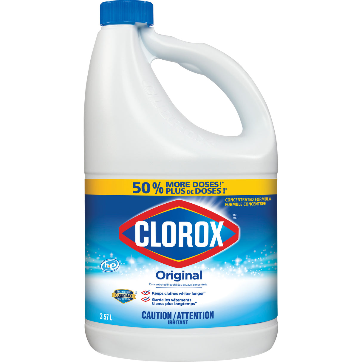 Clorox Original Concentrated Bleach 3.57L, 3 Count
