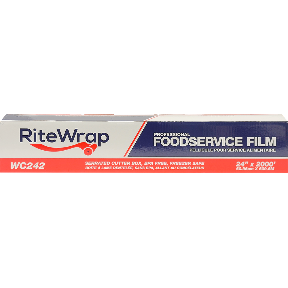 RiteWrap PVC Food Wrap Film (24in x 2000ft), Roll