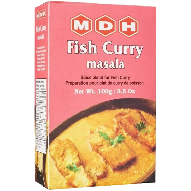 MDH Fish Curry Masala, 100g, 10 Count