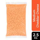 St-Albert Cheddar  Cheese Medium Shred (33%M.F., Coloured), 2.5kg