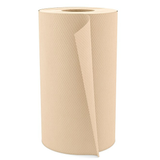Roll Paper Towel (1-Ply, Natural, 205ft), 24 Rolls