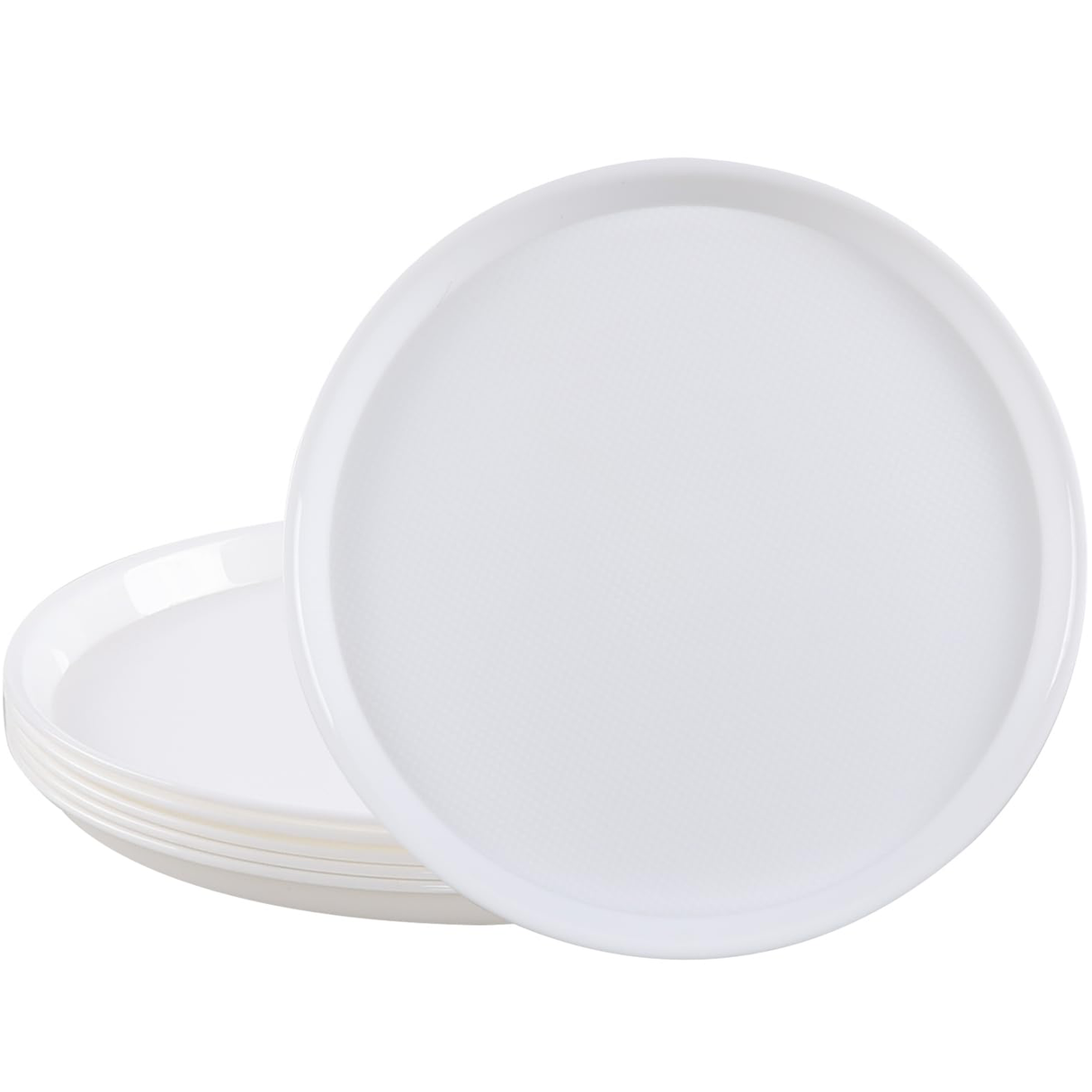 Round Plastic Catering Tray, 18in - 50 Count