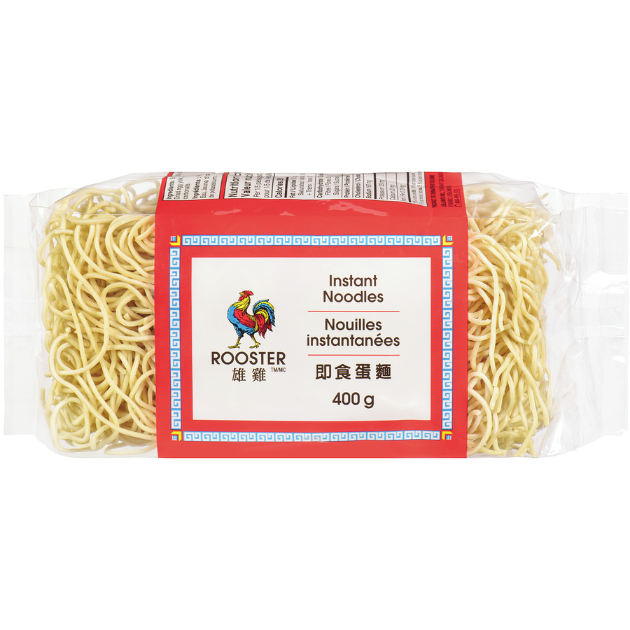 Rooster Instant Noodles, 400g - 30 Count
