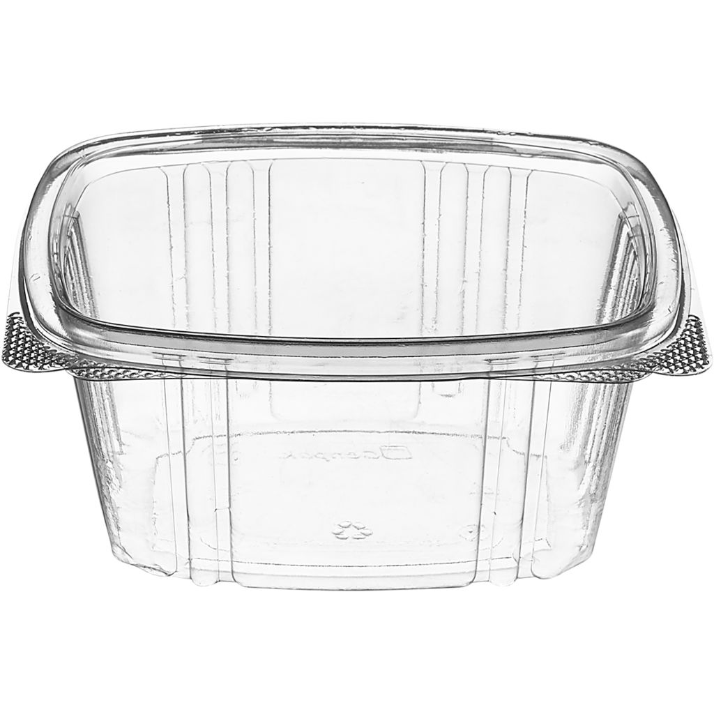 Deli Hinged Container (16oz, Clear), 200 Count