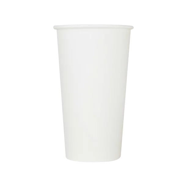 Premium Coffee Cup (20oz, Single-Wall, White) 500 Count