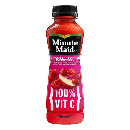Minute Maid Cranberry Apple Raspberry Juice 355mL - 12 Pack