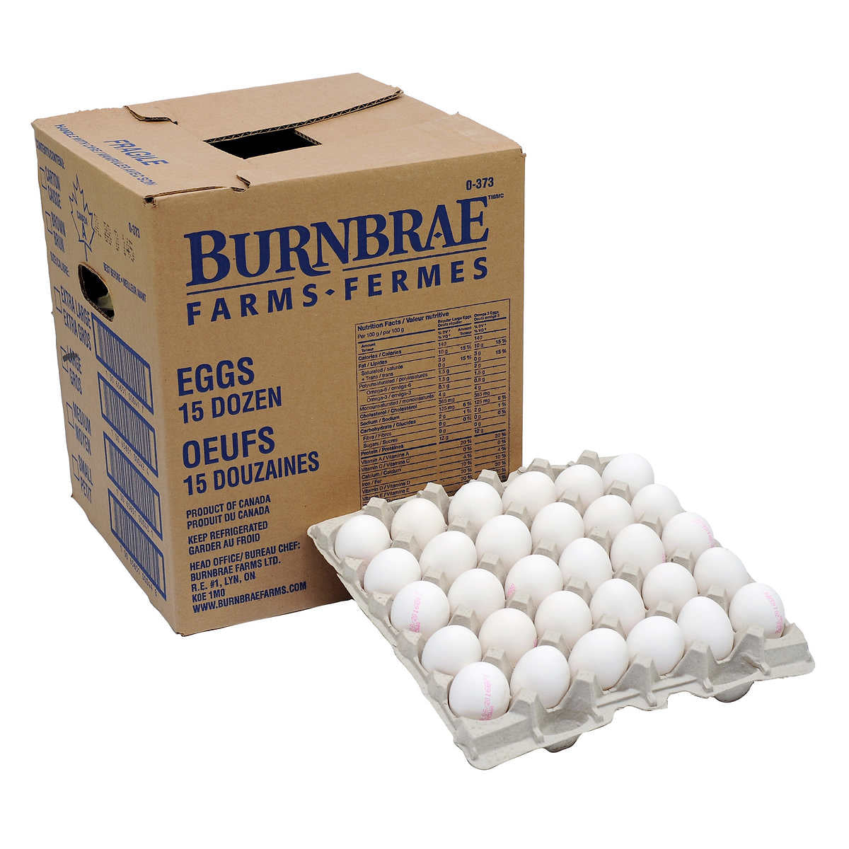 Loose White Eggs, Large - 180 Eggs