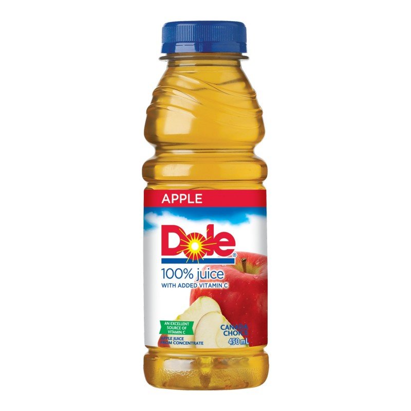 Dole Apple 100% Juice 450mL - 12 Pack