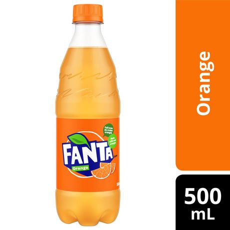 Fanta Orange Soda Bottles 500mL - 24 Pack