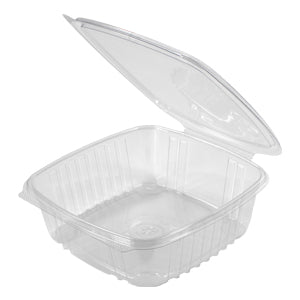 Deli Hinged Container (48oz, Clear), 200 Count