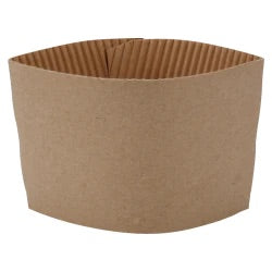 Cup Sleeve Non-Printed (10-24oz, Natural), 1000 Count