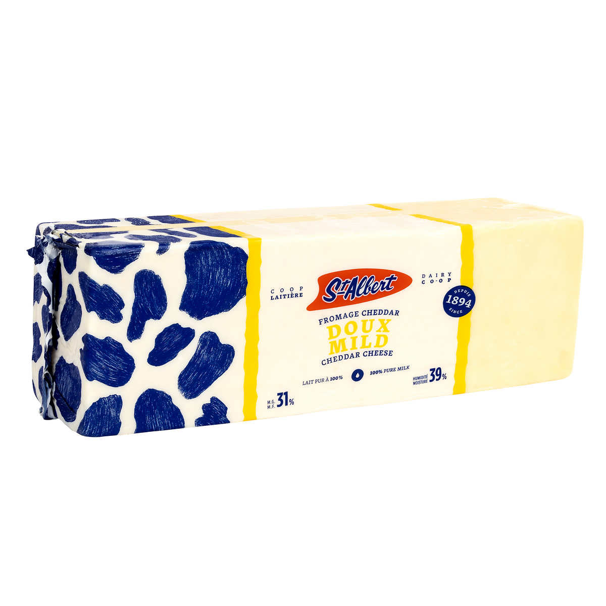 St-Albert Mild White Cheddar Cheese Avg Weight ~2.3kg