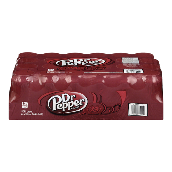 Dr Pepper Cans 355mL, 24 Count