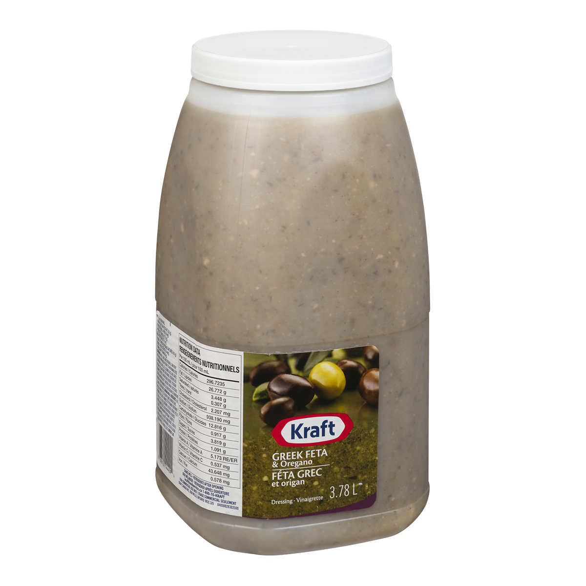 Kraft Greek Feta & Oregano Dressing 3.78L