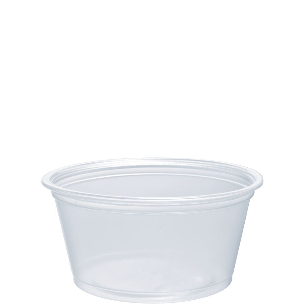 Portion Cup Clear (59mL/2oz), 2500 Count