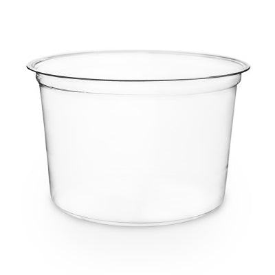 Hofmann Deli PET Container (16oz, Clear), 500 Count - HT16